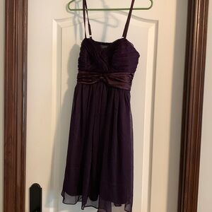 Dark purple dress